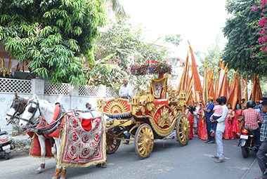 श्री श्याम जन्मोत्सव निसान शोभा यात्रा कि एक झलक।